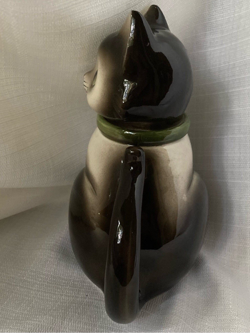 1972 Vintage CMI Japan Ceramic Novelty Kitty Cat Lidded Teapot! - Picture 6 of 12
